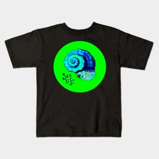 Fish Shell Art 7 Kids T-Shirt